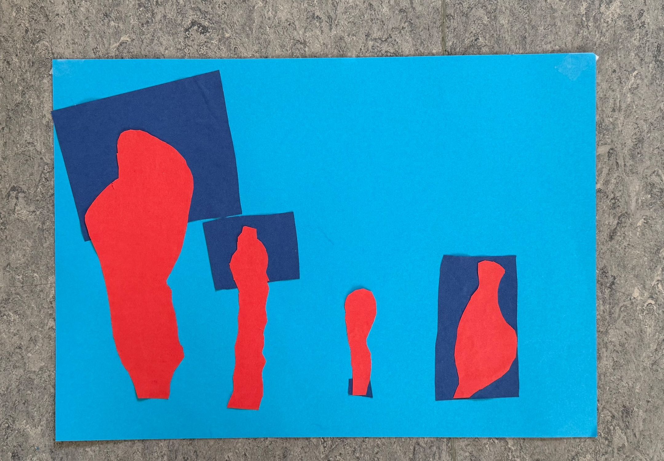 Malen mit der Schere nach Henri Matisse